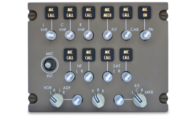 Audio Control Panel - B757/B767